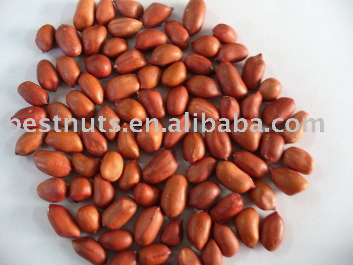 red groundnut kernels