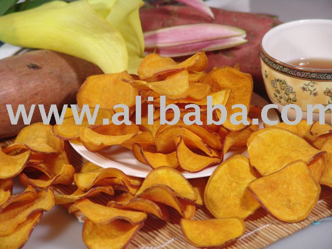 Sweet potato chips-orange