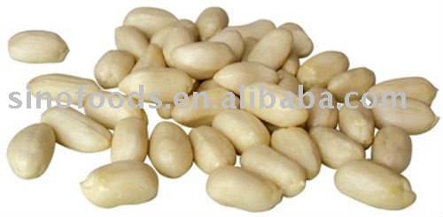 Blanched peanut kernels