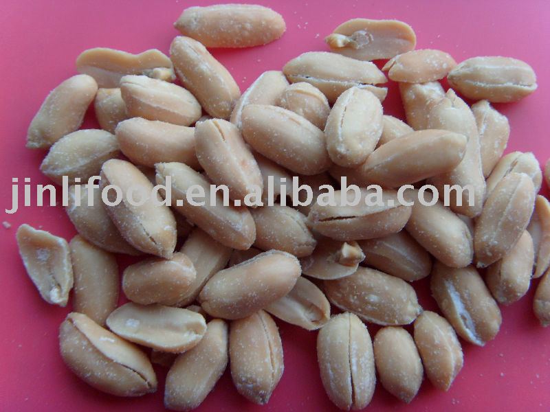 Fried blanched peanut kernels