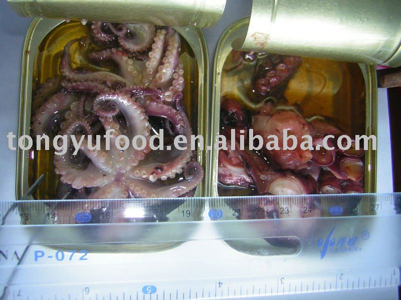 canned octopus