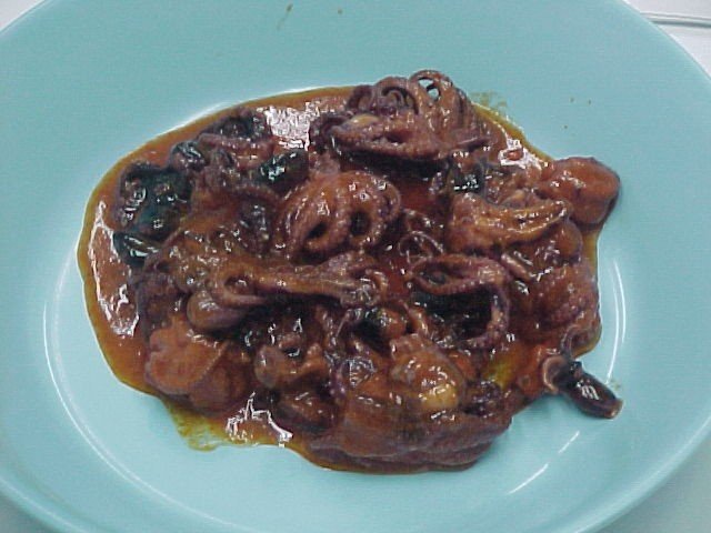  Canned   Octopus  In Hot Sauce