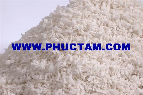 Desiccated coconut Fine + Medium + Chips + Flakes grades