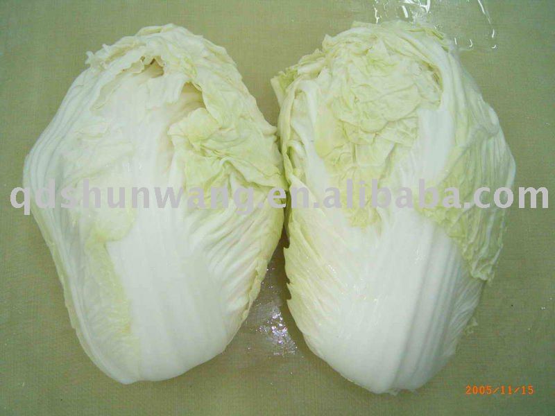 2011 fresh chinese long white cabbage