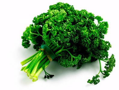 frozen parsley, dehydrated parsley