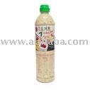 Olive on fine yoghurt dressing