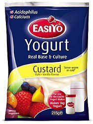 Easiyo Custard Vanilla Style Flavor  Yogurt  Base