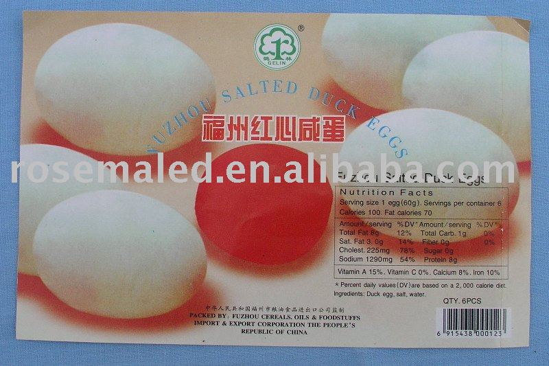 salt egg  or salted egg  in appetizer