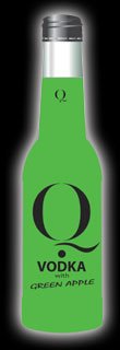 Q VODKA with GREEN APPLE
