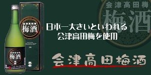 Aizu Takada Umeshu Plum Wine