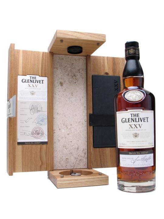GLENLIVET 25YR SINGLE MALT SCOTCH