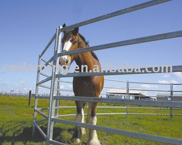 Galvanized Rail Horse Fence