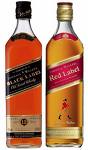 Alcoholic beverages: whisky, rum,