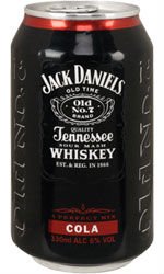 JACK DANIELS    COLA  - Jack Daniels and  Cola  Pre- Mix 