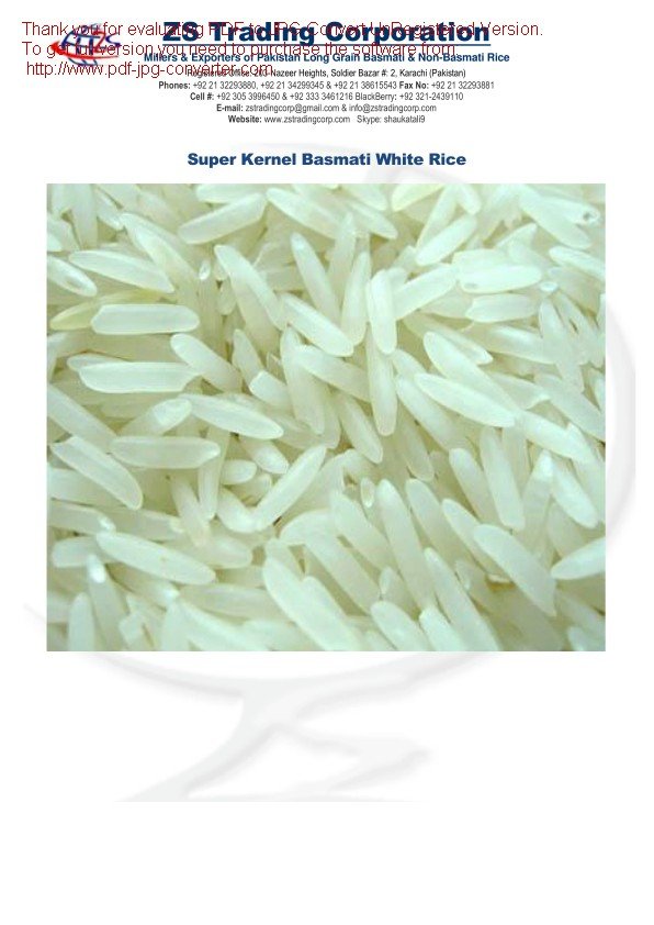 Export of Pakistan Long Grain Basmati   Non-Basm...