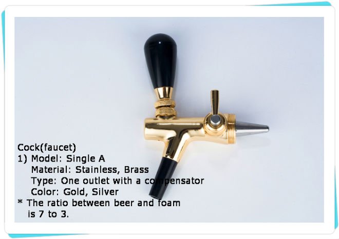 SINGLE A - FAUCET FOR BEER COOLER, BEER TOWER
