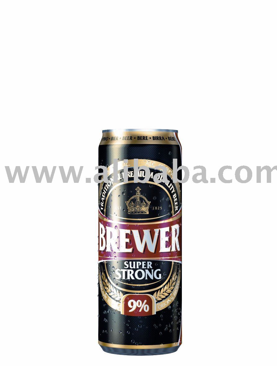 Brewer Super Strong 9% beer