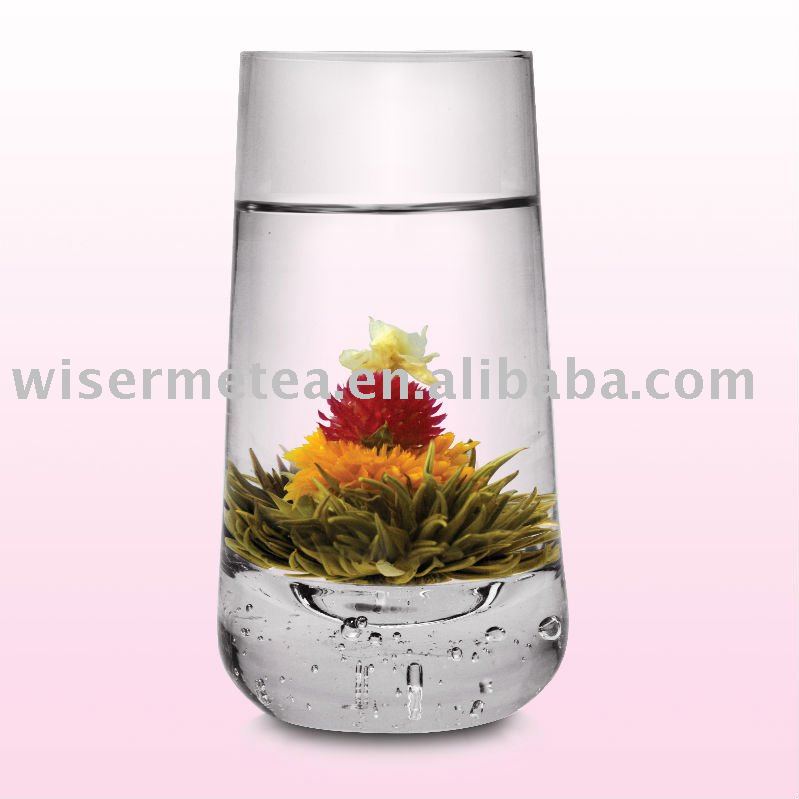 100%blooming hand tied flowering teas hand made artistan tea artistan beauty flower tea