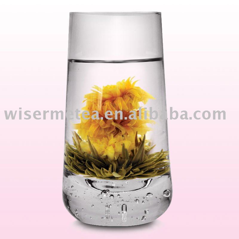 100% hand tied flowering teas hand made artistan tea artistan beauty flower tea