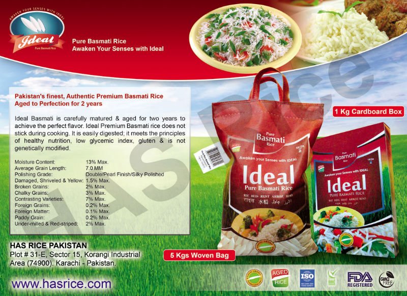IDEAL BASMATI RICE FOR JEBEL ALI