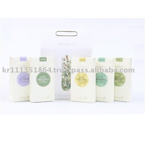Organic Herb Tea Set of 5 Components