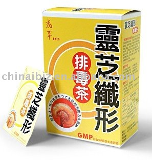 slimming detox tea lingzhi toxin discharged tea