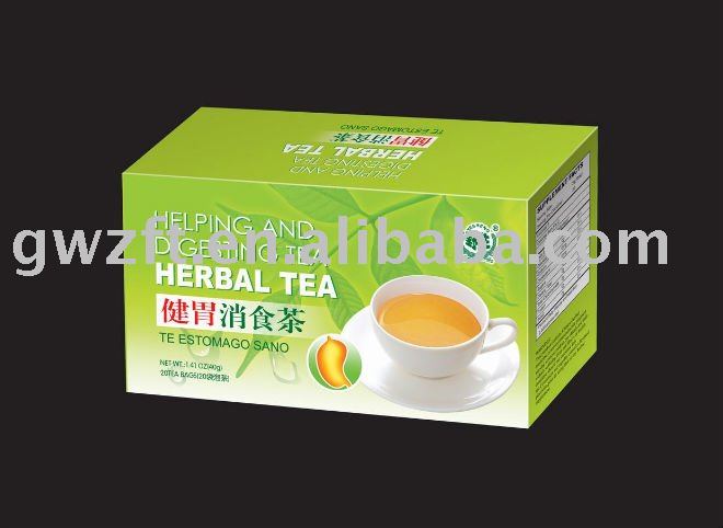 HELPING AND DIGESTING  TEA 