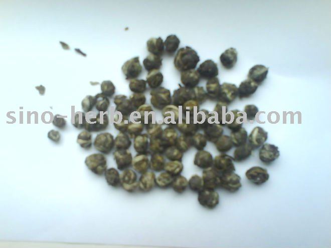 Organic Jasmine Dragon Pearl Tea,with strong fragrant aroma
