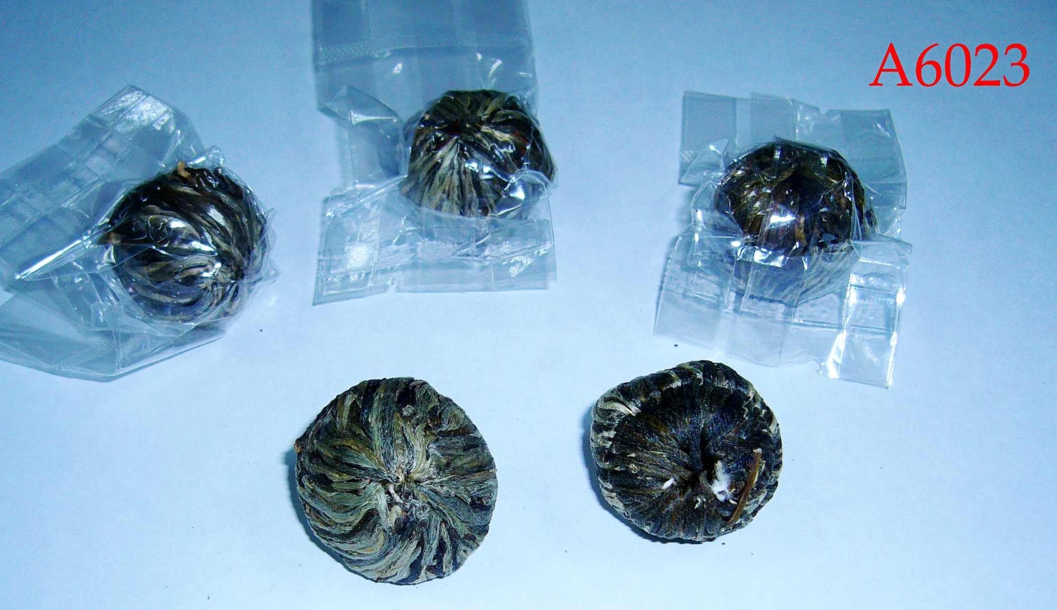 A6023 Organic Blooming Tea(Ingredients: Organic Green tea leaves, Jasmine flower,Lily )