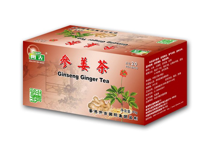  Ginseng   ginger   tea health tea bag  chinese tradition herbs teabags