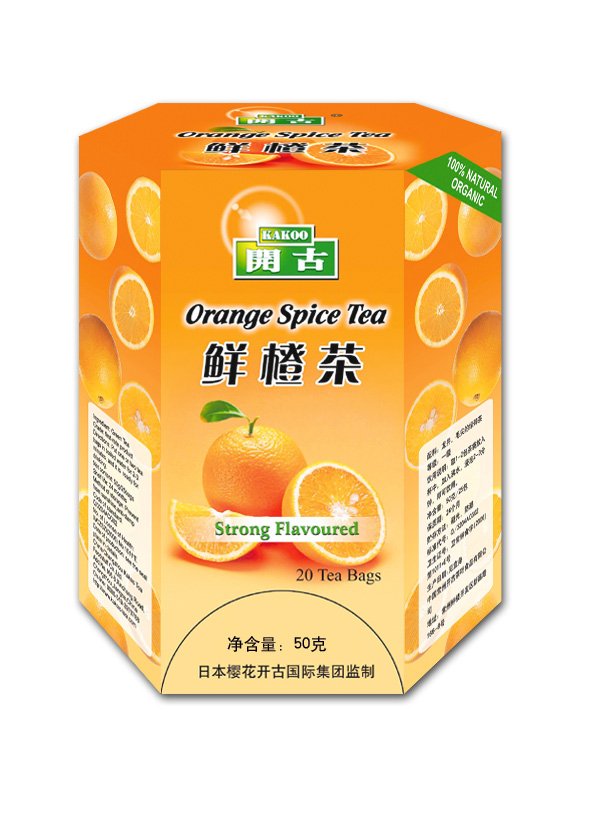 orange tea fruit-flavor tea bag  flavor tea bag flavored teabag