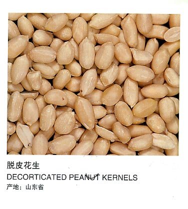 DECORTICATED PEANUT KERNELS