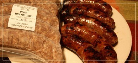 meat processing product-pork brat
