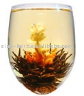 blooming tea,Lily in the water.