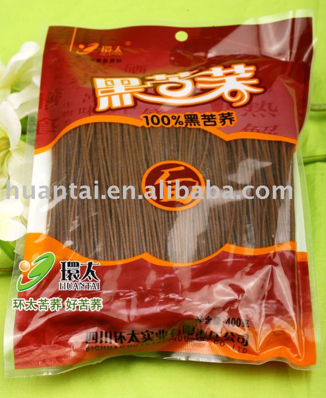 The Huantai Brand black bitter buckwheat noodles: