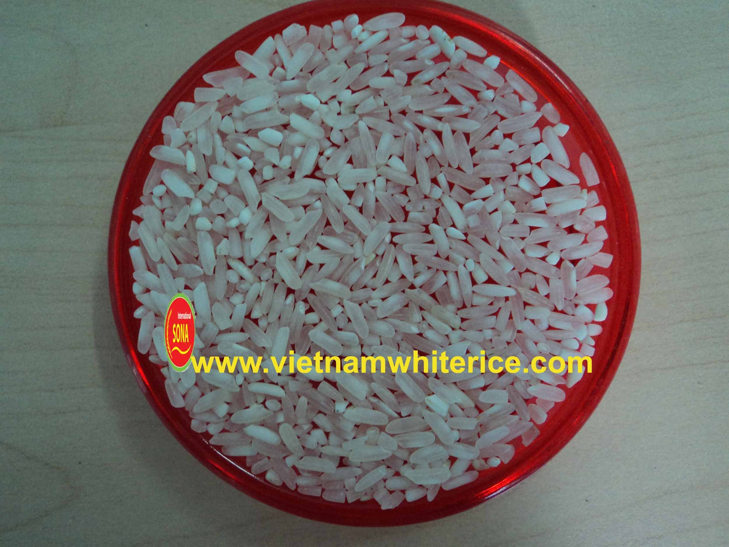 Long white rice 25% broken vitamin enriched