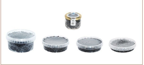 Caviar blackenning halibut