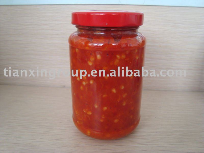 Garlic   red chilli paste