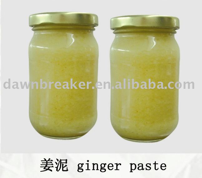 Ginger paste(mashed ginger/ginger puree)