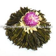  Art   flower  tea