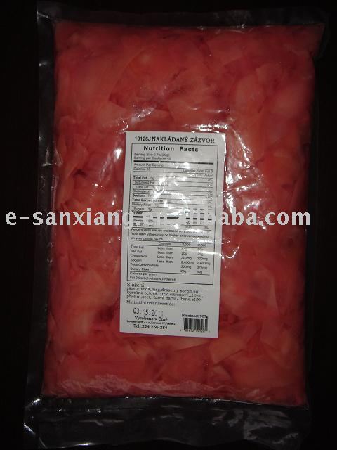 Pickled ginger splices