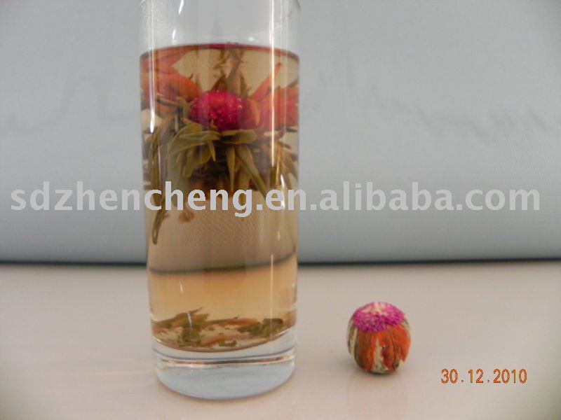  Lily   bloom ing flower tea