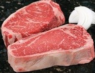 USDA Choice Natural Angus Beef - Boneless Sirloin Strip Steaks