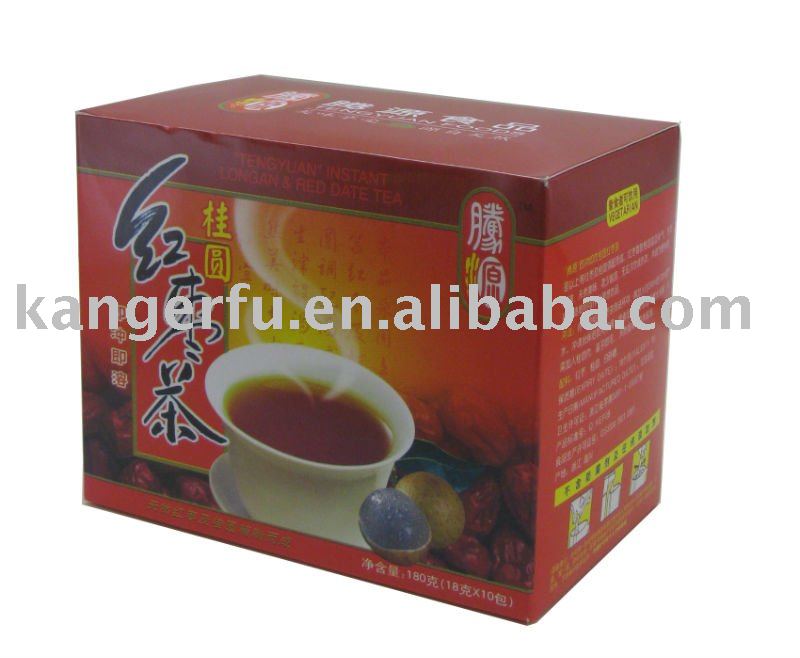 Longan  red   date  tea ~18g x 10sachets / box~ natural instant longan  red   date s  drink 