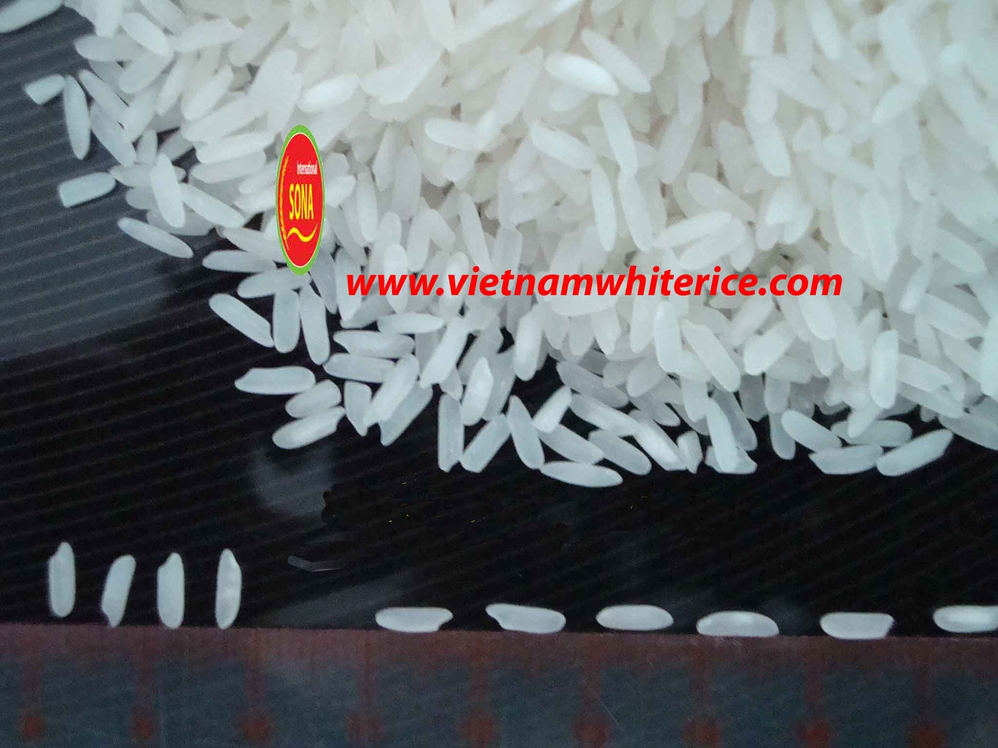 Long white grain rice 5%-100% broken Double Polished