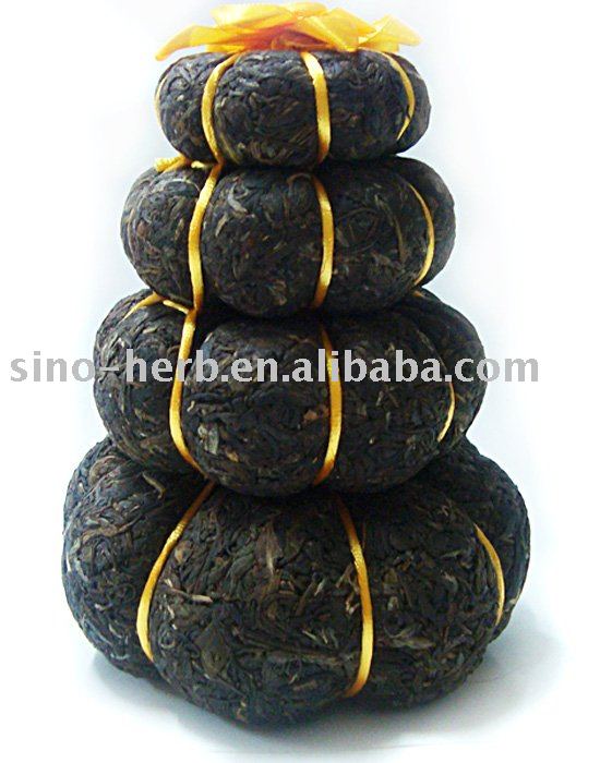 Golden Melon Pu'Er Tea,raw Tribute tea