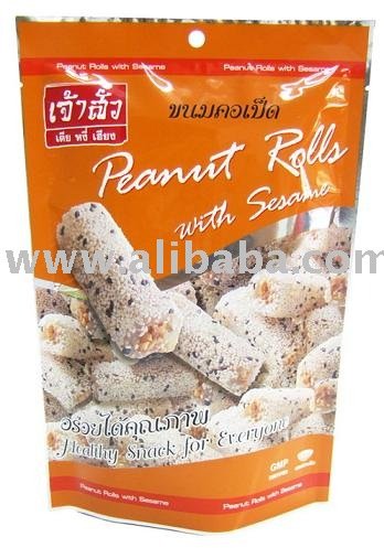 Peanut Roll with Sesame