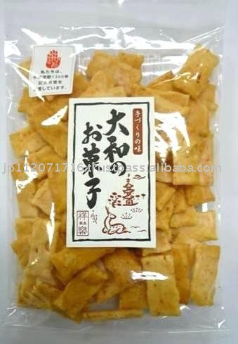 Japanese traditional shrimp taste rice cracker"Ebihagoromo"