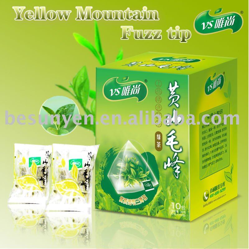 Yellow Mountain Fuzz Tip bagged tea