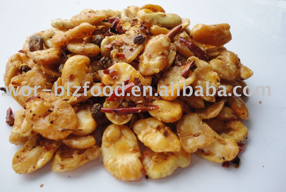 Spicy broad bean